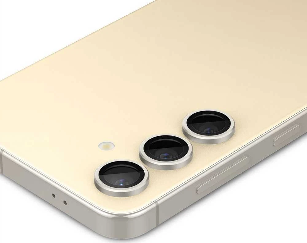 „Spigen Glass tR EZ Fit Optik Pro“ 2 vnt., geltonas – „Samsung Galaxy S24+“