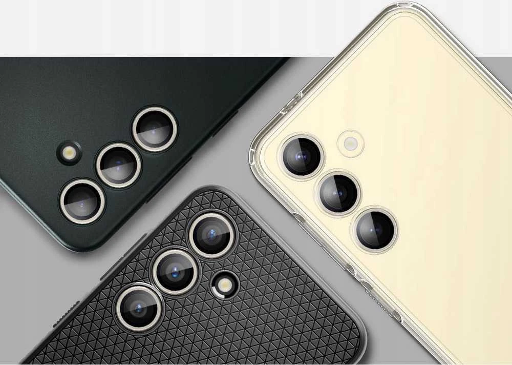 „Spigen Glass tR EZ Fit Optik Pro“ 2 vnt., geltonas – „Samsung Galaxy S24+“