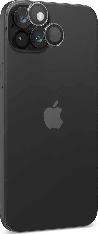 „Spigen Glas.tR EZ Fit Optik Pro“ kameros dėklas, skirtas „Apple iPhone 15“ / „iPhone 15 Plus“ – 2 vnt.