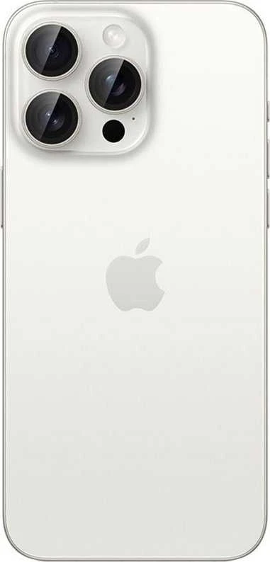 „Spigen Glass tR EZ Fit Optik Pro“ 2 vnt., titano spalvos, baltas - iPhone 16/15 Pro/16/15 Pro Max