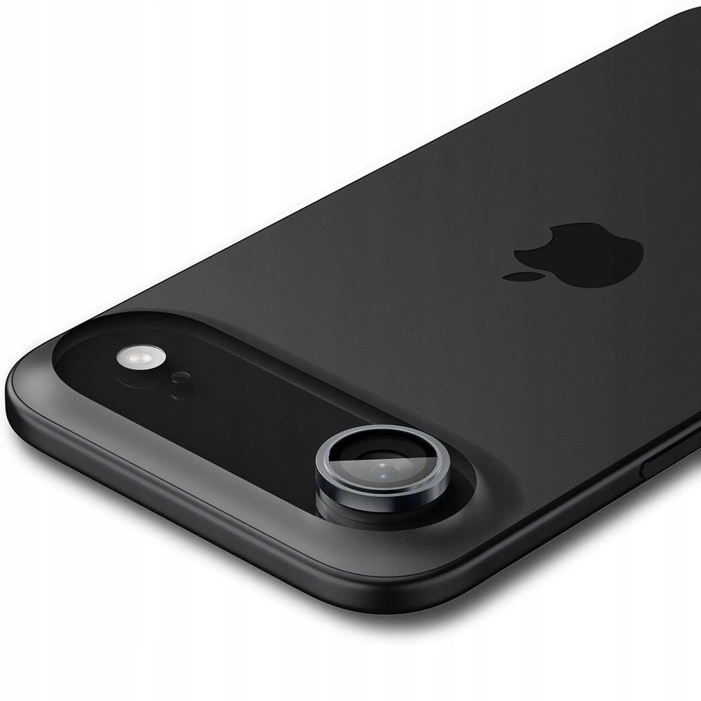 Spigen „Glass tR EZ Fit Optik Pro“ 2 vnt. pakuotė, pilka – „iPhone Air“