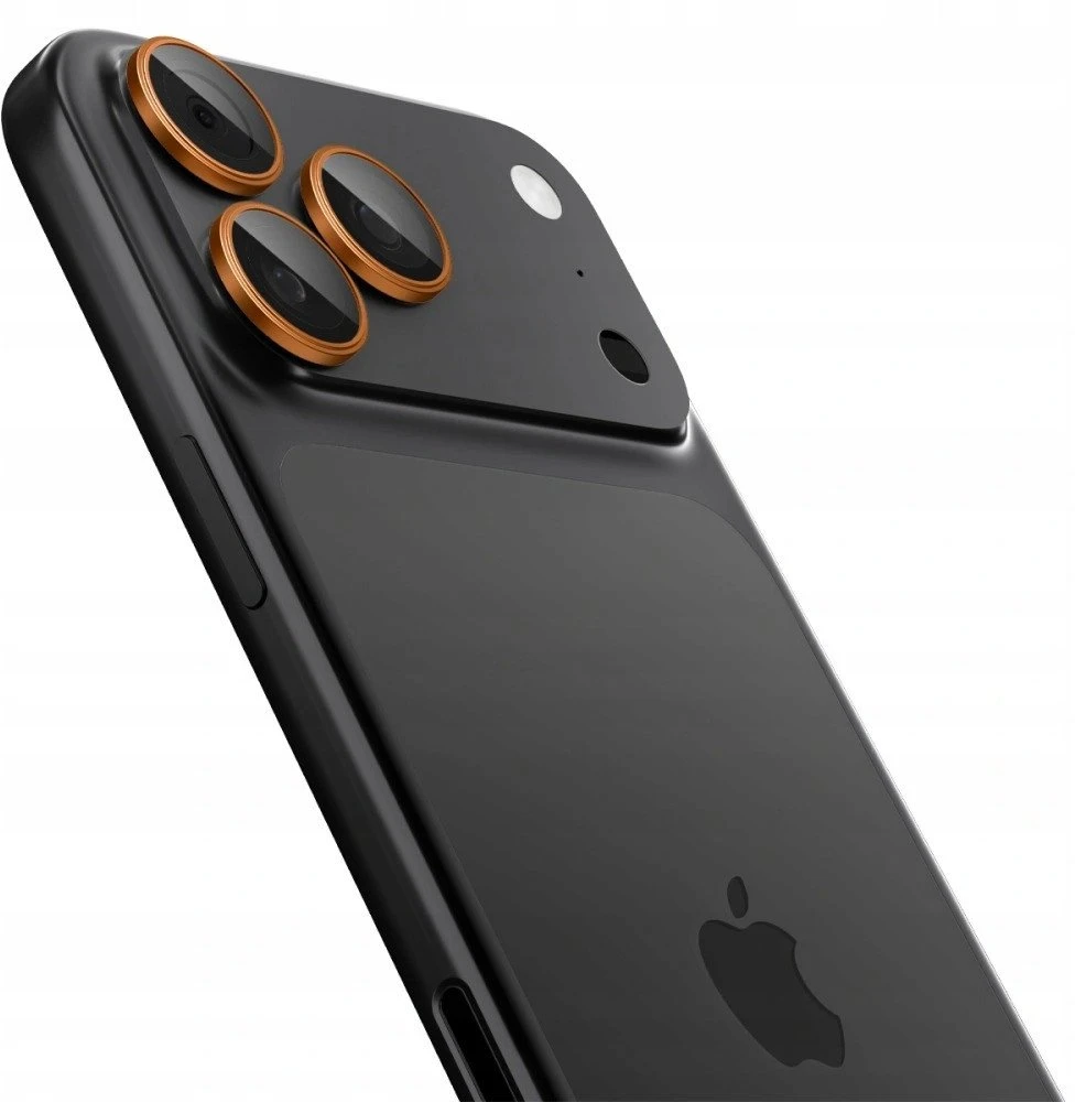 Kamerų apsauga Spigen Glass tR EZ Fit Optik Pro 2 Pack, oranžinis - iPhone 17/16/15/14 Pro / 17/16/15/14 Pro Max