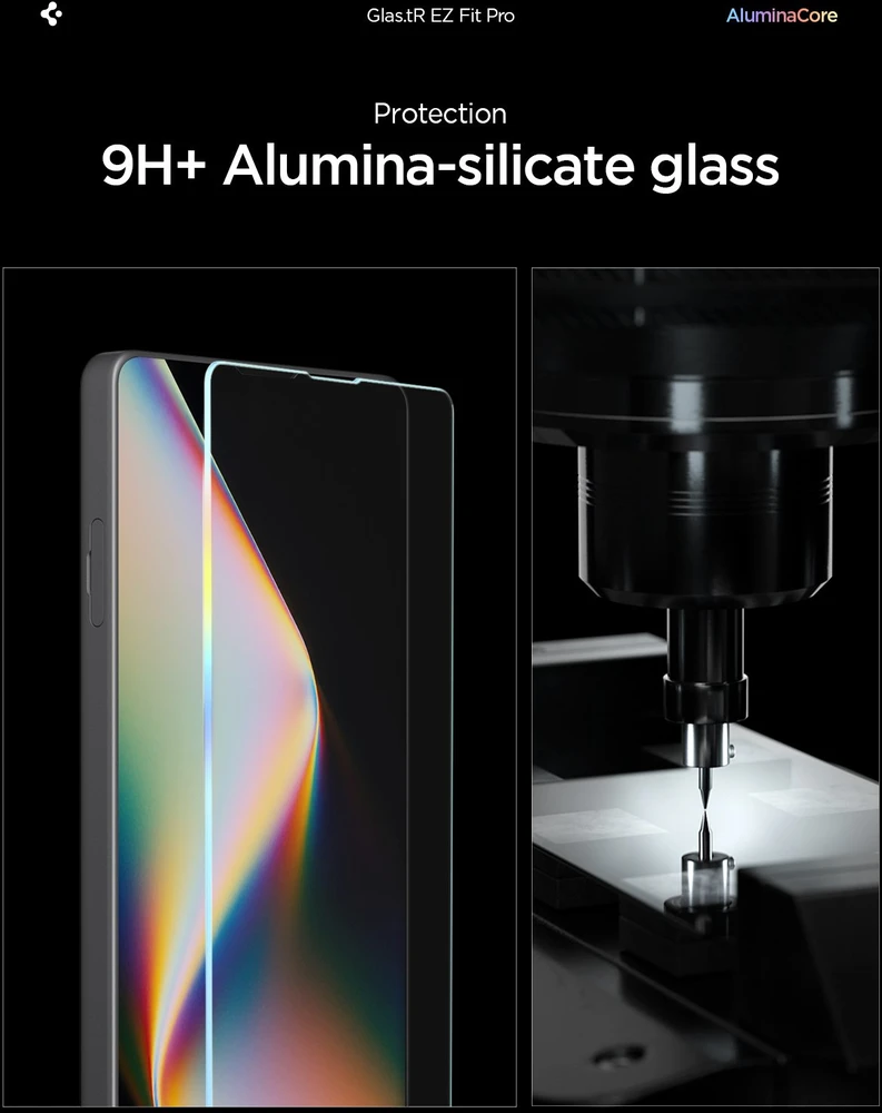 „Spigen Glass tR EZ Fit Pro“ 2 vnt., skaidrūs – „Sony Xperia 10 VII“