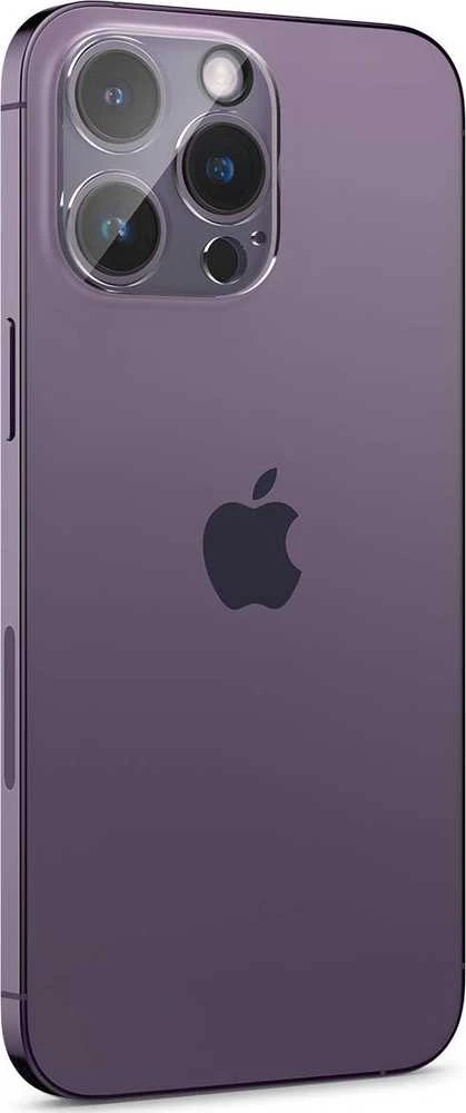 Kameros apsauga Apple iPhone 14 Pro / 14 Pro Max / 15 Pro / 15 Pro Max Spigen Optik. TR ”EZ FIT” Camera Protector 2-pack Clear
