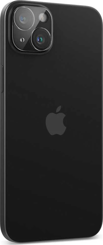 „Spigen Glass tR Optik“ 2 vnt., krištolo skaidrumo – „Apple iPhone 15/15 Plus/14/14 Plus“