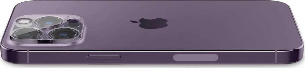 Kameros apsauga Apple iPhone 14 Pro / 14 Pro Max / 15 Pro / 15 Pro Max Spigen Optik. TR ”EZ FIT” Camera Protector 2-pack Clear