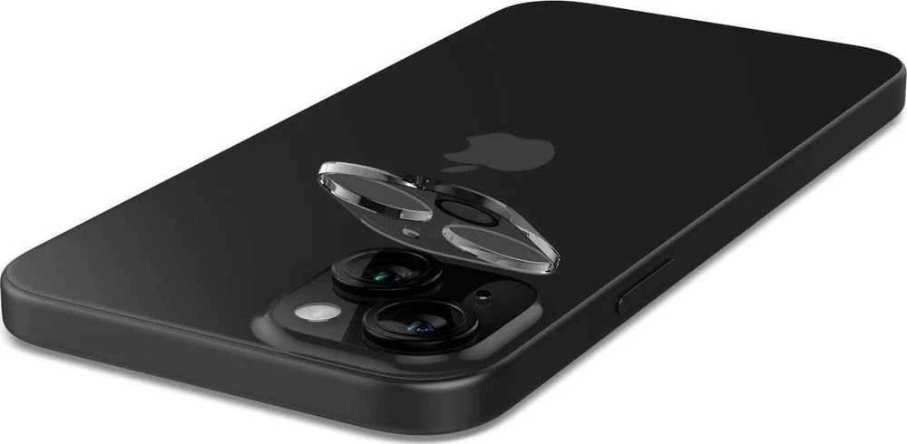 „Spigen Glass tR Optik“ 2 vnt., krištolo skaidrumo – „Apple iPhone 15/15 Plus/14/14 Plus“