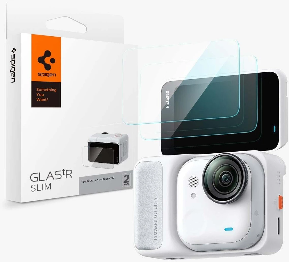 Spigen Glass tR Slim 2 Pack - Insta360 Go Ultra