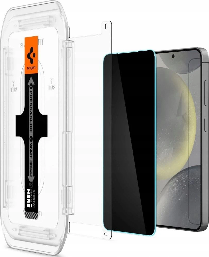 „Spigen Glas.tR EZ Fit Privacy“ dėklas Apple iPhone 16 Pro Max / 17 Pro Max – 2 vnt.