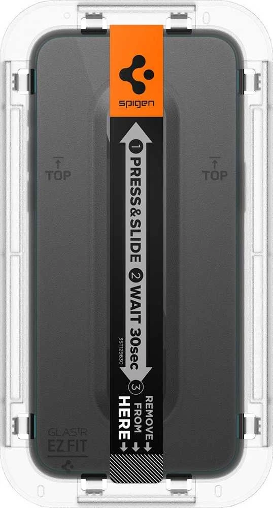 Szko do etui + Aplikator Spigen Glas.tR EZ Fit 2 vnt. do iPhone 15 Pro