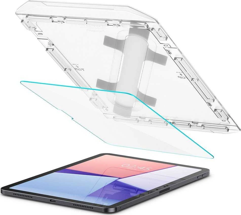 Apsauginis stiklas planšetiniam kompiuteriui Apple iPad Air 11.0 (6gen) Spigen Glas.tr „Ez Fit”
