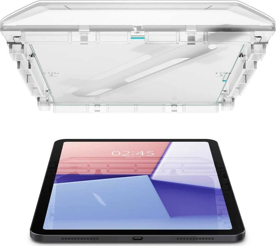 Apsauginis stiklas planšetiniam kompiuteriui Apple iPad Air 11.0 (6gen) Spigen Glas.tr „Ez Fit”