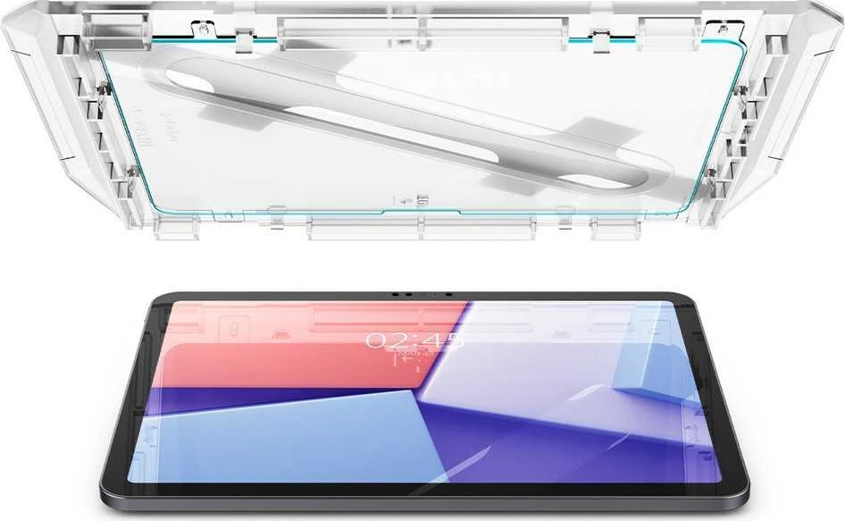 Apsauginis stiklas planšetiniam kompiuteriui Apple iPad Air 11.0 (6gen) Spigen Glas.tr „Ez Fit”