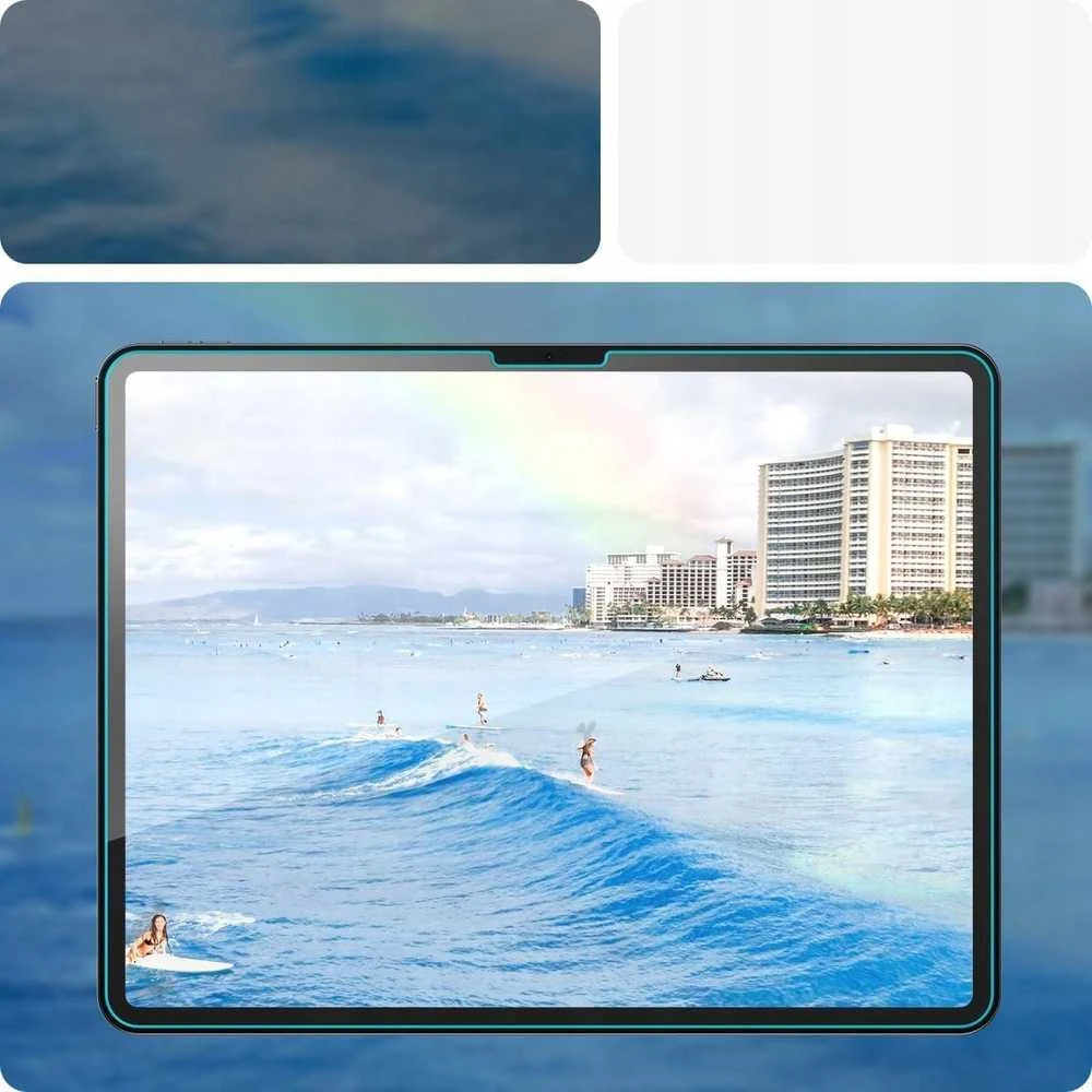 Spigen GLAS.TR EZ FIT – Apsauginis stiklas skirtas Apple iPad Air 13 M3 2025 / M2 2024 Transparent