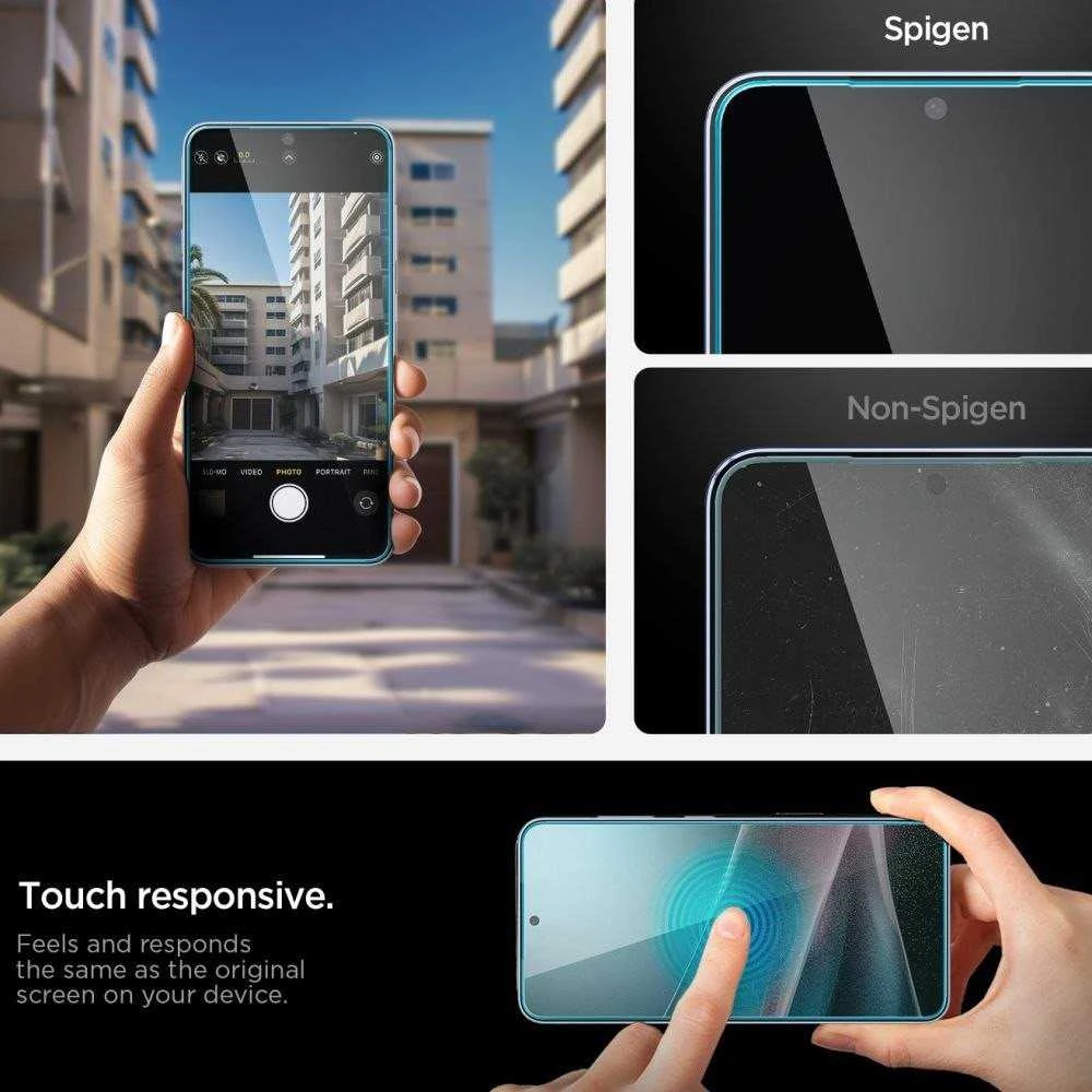 Spigen Glas.TR ”Ez Fit” Pro Apsauginis stiklas skirtas Samsung Galaxy S25 Edge