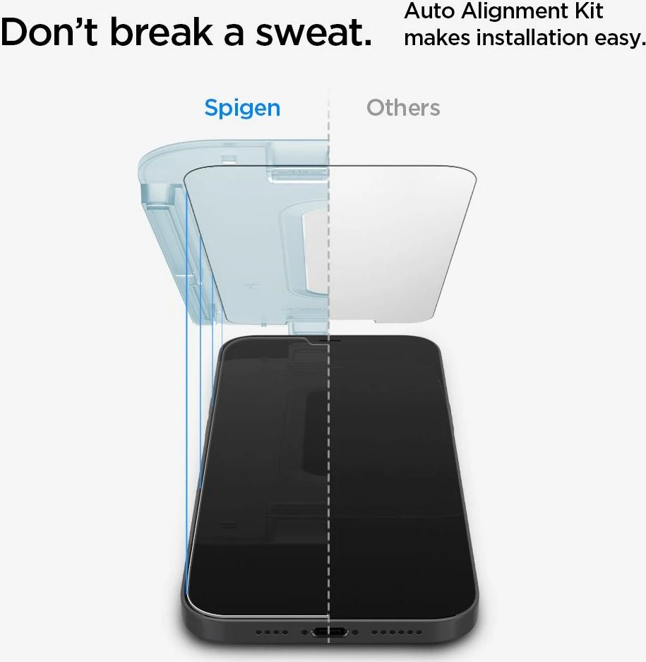 Spigen Glas tR EZ Fit, 2 Pack - iPhone 12 mini