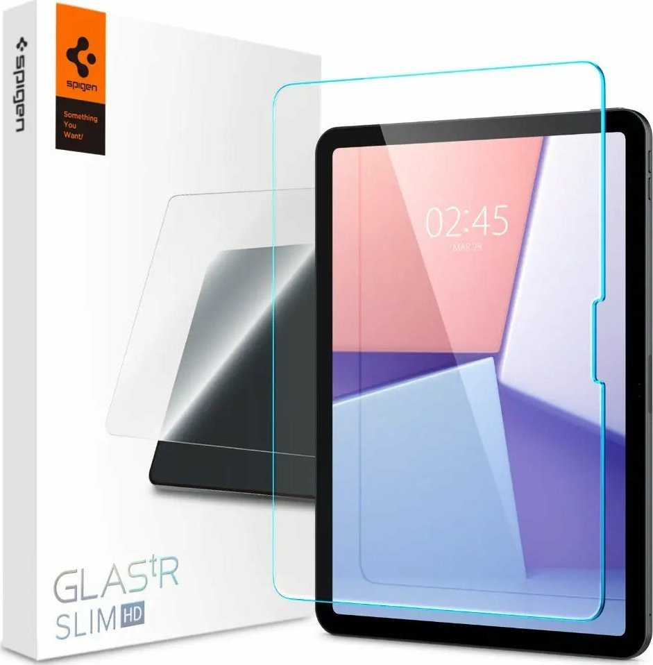 Spigen Glas.TR Slim – Tempered glass for Apple iPad Air 11 M3 2025 / M2 2024 Transparent
