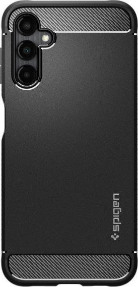 Spigen dėklas Rugged Armor, skirtas Samsung Galaxy A14 4G / LTE matinės juodos spalvos