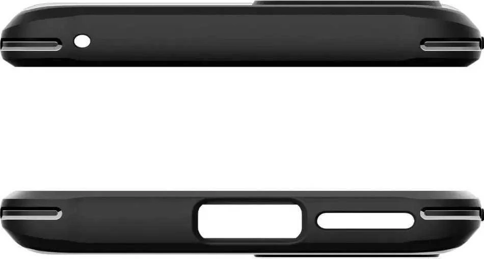 Dėklas Spigen Rugged Armor, juodas - Motorola Edge 2022