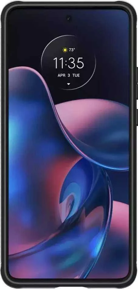 Dėklas Spigen Rugged Armor, juodas - Motorola Edge 2022