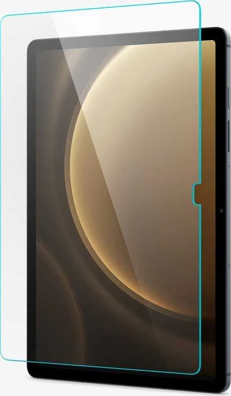 „Spigen Glas.TR Slim“ grūdinto stiklo dėklas, skirtas „Samsung Galaxy Tab S9 FE 10.9“ planšetiniam kompiuteriui.