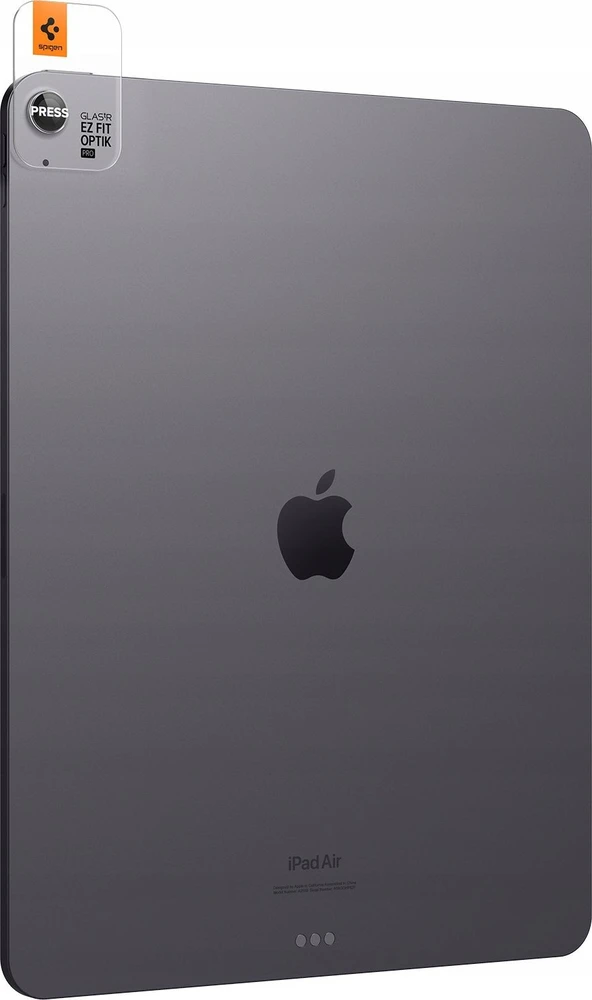 „Spigen Glass tR EZ Fit Optik Pro“ 2 vnt. pakuotė, erdvi pagalvėlė – „iPad Air 11“/13“ (2024/2025)