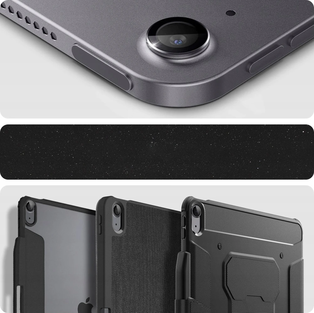 „Spigen Glass tR EZ Fit Optik Pro“ 2 vnt. pakuotė, erdvi pagalvėlė – „iPad Air 11“/13“ (2024/2025)