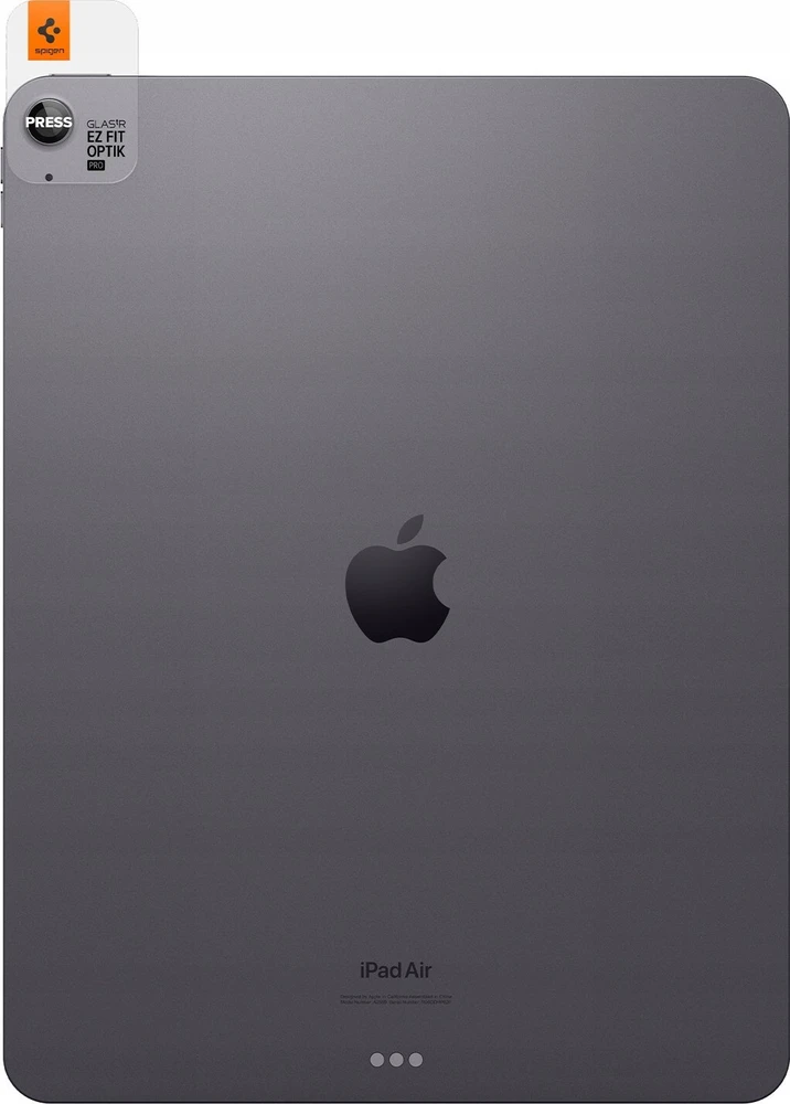 „Spigen Glass tR EZ Fit Optik Pro“ 2 vnt. pakuotė, erdvi pagalvėlė – „iPad Air 11“/13“ (2024/2025)