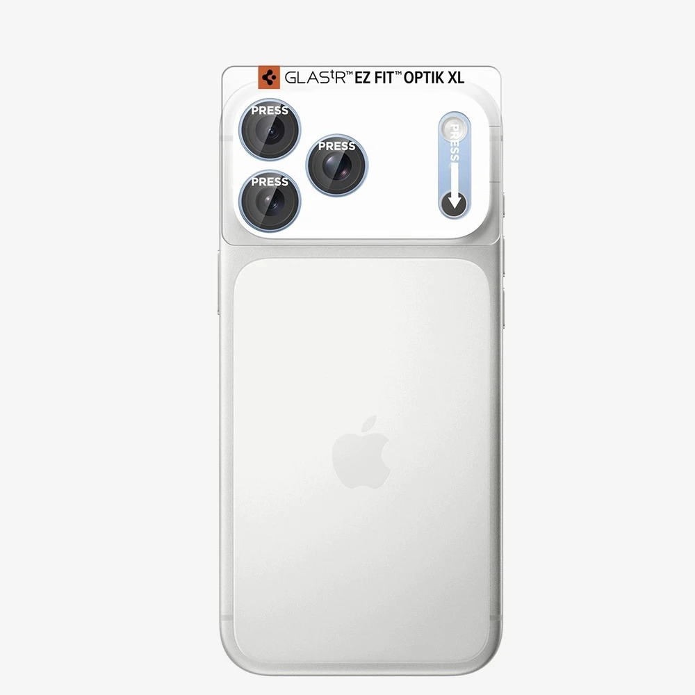 Spigen Optik Pro XL GLAS.TR EZ FIT grūdinto stiklo kameros ekrano apsauga iPhone 18 Pro Max - Šviesiai mėlyna
