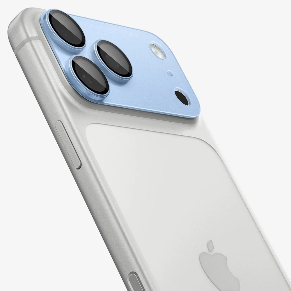 Spigen Optik Pro XL GLAS.TR EZ FIT grūdinto stiklo kameros ekrano apsauga iPhone 18 Pro Max - Šviesiai mėlyna