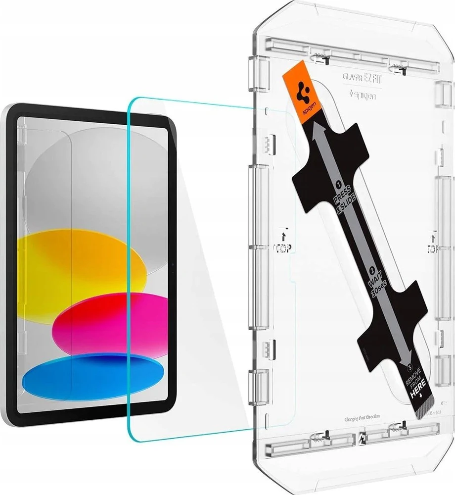Apsauginis stiklas Spigen GLAS.tR „EZ FIT” iPad 10.9” 10 / 2022 / 11” 11 / 2025 SKAIDRUS