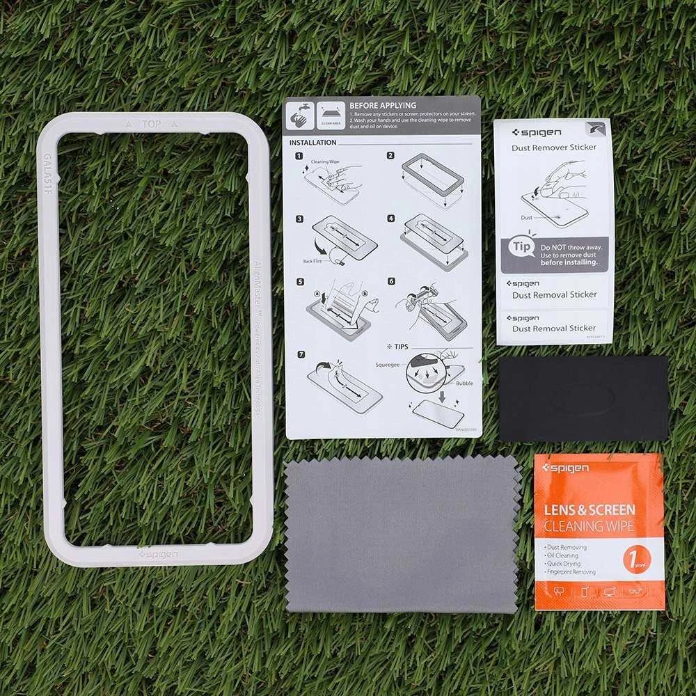„Spigen Glass tR AlignMaster“ 2 vnt. pakuotė – „Sony Xperia 1 VI“