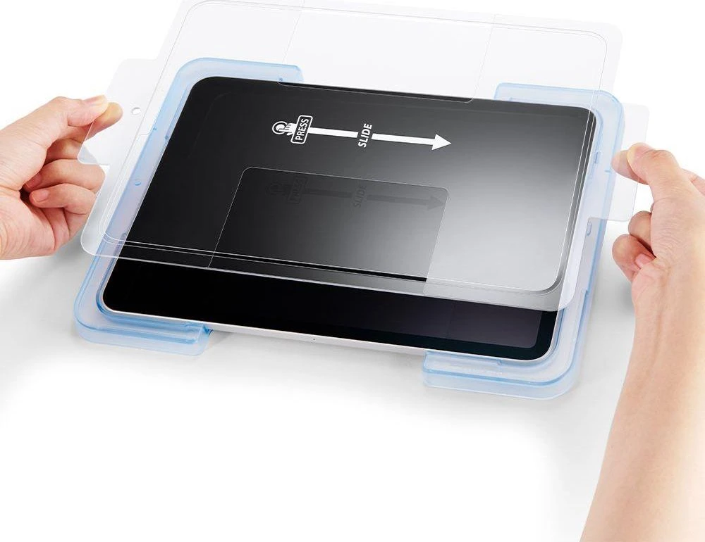 Ekrano apsauga Spigen „EZ FIT” iPad Air 4 / 5 / iPad Pro 11 skaidri