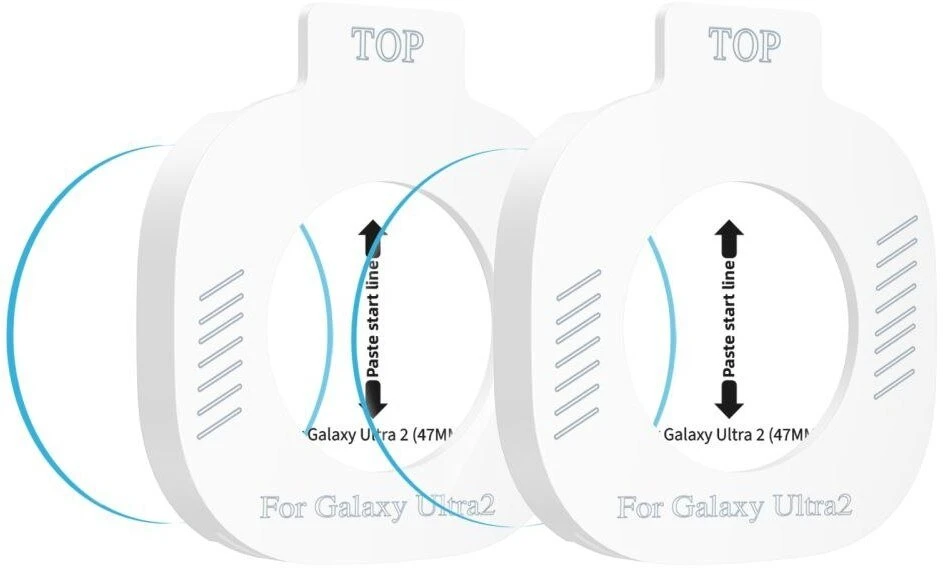 GLAZŪRUOTAS STIKLAS Tech-Protect EASY SET+ 2-PACK SAMSUNG Samsung Galaxy WATCH ULTRA 2 2026 (47 MM) SKAIDRUS