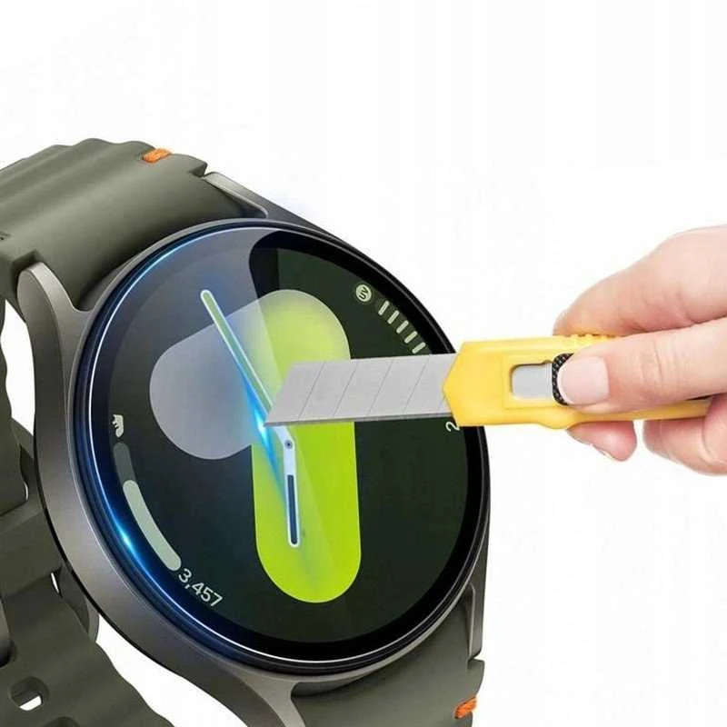 Tech-Protect Glass Fit+ 2-pack apsauginis stiklas skirtas Samsung Galaxy Watch 8 44 mm – transparent