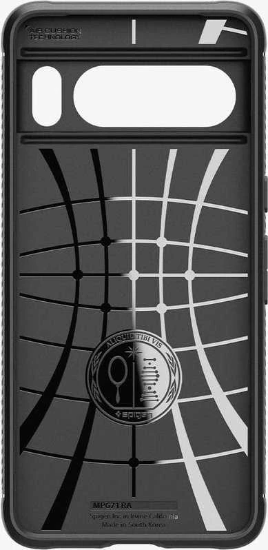 Dėklas Spigen Rugged Armor, matinė juoda - Google Pixel 8 Pro