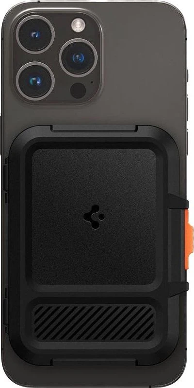 Spigen iPhone Lock Fit piniginė su MagSafe, juoda