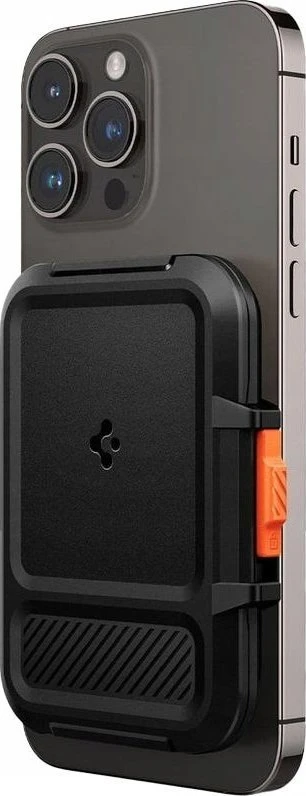 Spigen iPhone Lock Fit piniginė su MagSafe, juoda