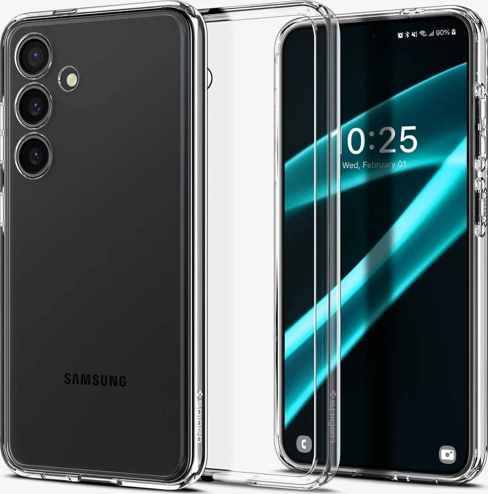 Samsung Galaxy S24 Plus Spigen Ultra Hybrid Crystal dėklas telefonui skaidrus