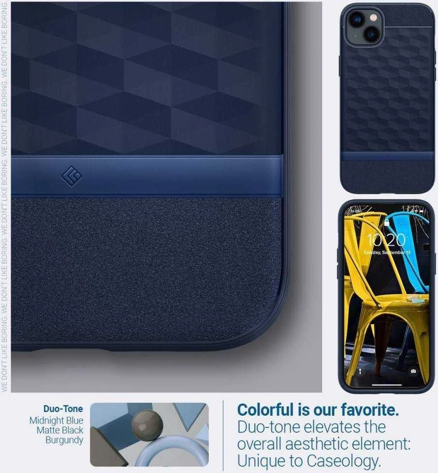Spigen CASEOLOGY PARALLAX Mag MagSafe Apple iPhone 14 Plus MIDNIGHT dėklas telefonui mėlynos spalvos
