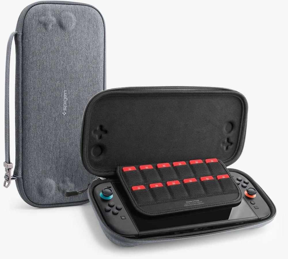 Dėklas Spigen Klasden 2 Pouch, charcoal pilka - Nintendo Switch 2