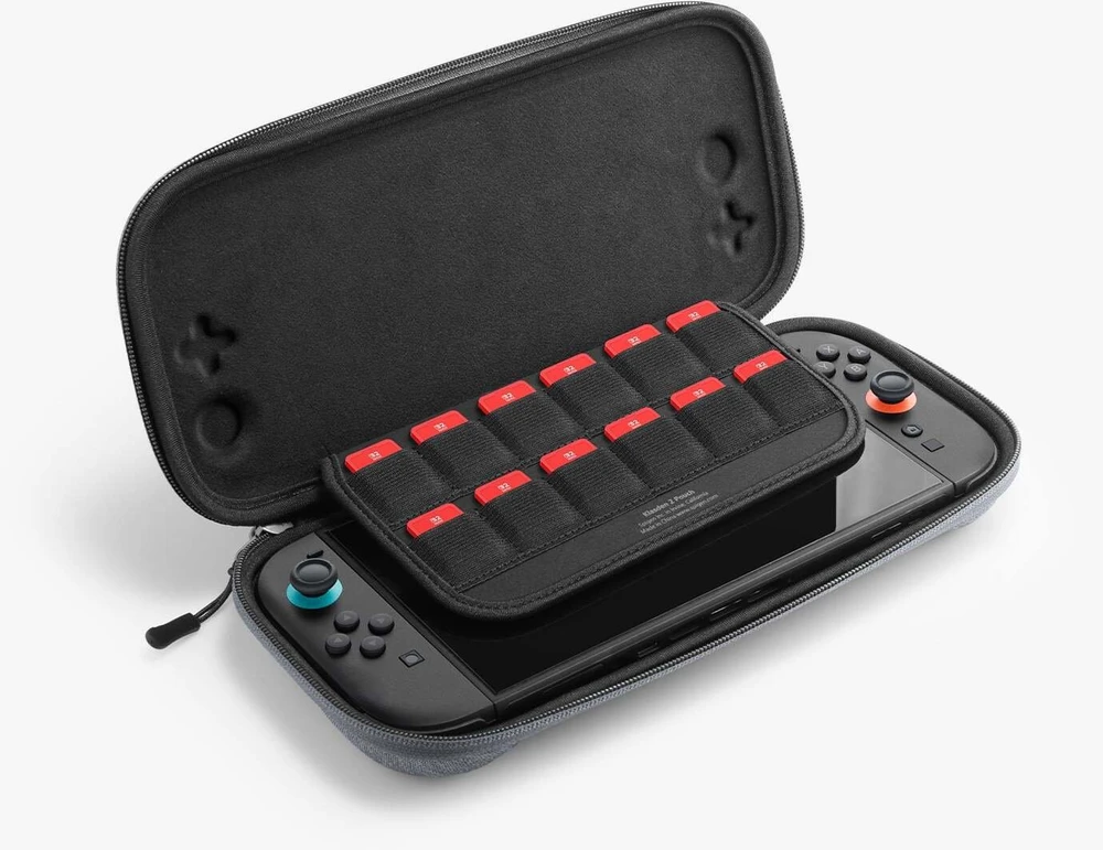 Dėklas Spigen Klasden 2 Pouch, charcoal pilka - Nintendo Switch 2