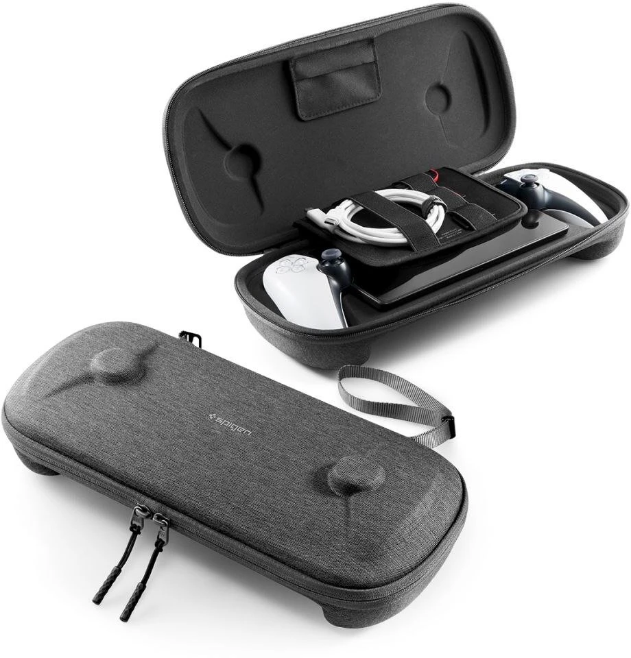 Dėklas Spigen Klasden Pouch, charcoal pilka - Sony PlayStation Portal