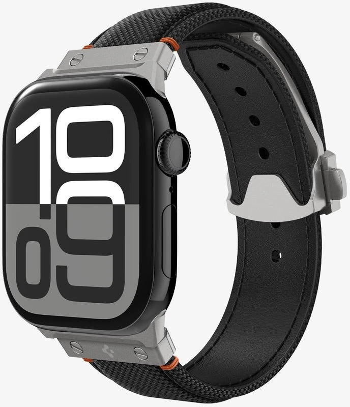 Spigen Klasikinis Fit dirželis, juodas - Apple Watch 49mm/46mm/45mm/44mm