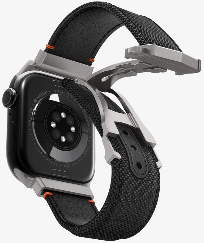 Spigen Klasikinis Fit dirželis, juodas - Apple Watch 49mm/46mm/45mm/44mm