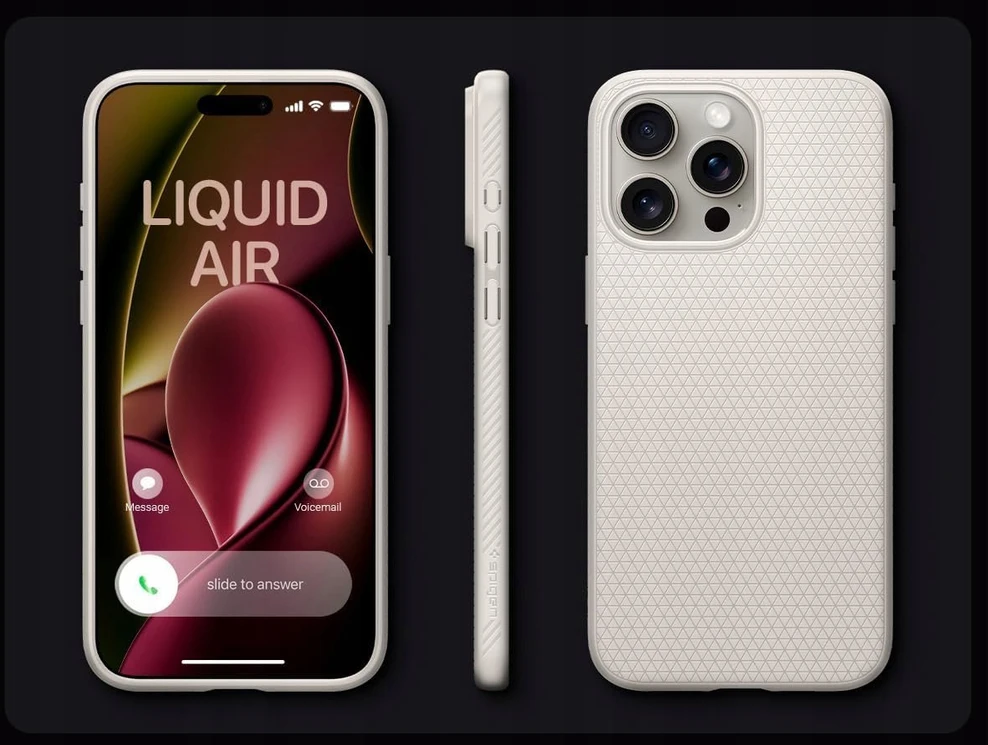 Spigen Liquid Air Apple iPhone 16 Pro – dėklas telefonui žalios spalvos