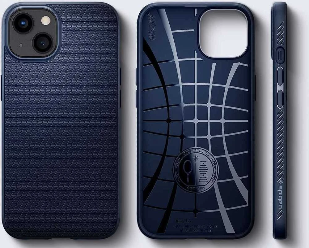 Spigen Liquid Air dėklas skirtas Apple iPhone 13, spalva - Navy Blue