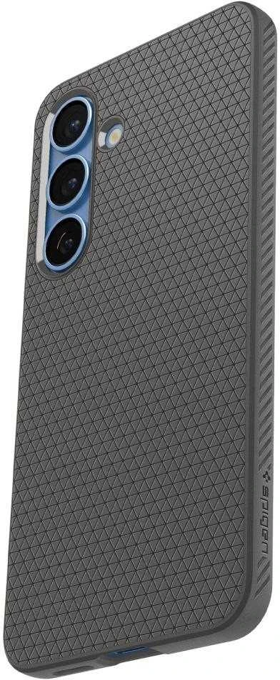 Spigen Liquid Air Samsung Galaxy S25 – dėklas telefonui pilkos spalvos