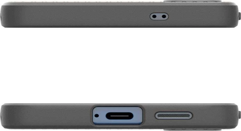 Spigen Liquid Air Samsung Galaxy S25 – dėklas telefonui pilkos spalvos