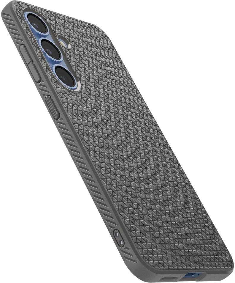 Spigen Liquid Air Samsung Galaxy S25 – dėklas telefonui pilkos spalvos